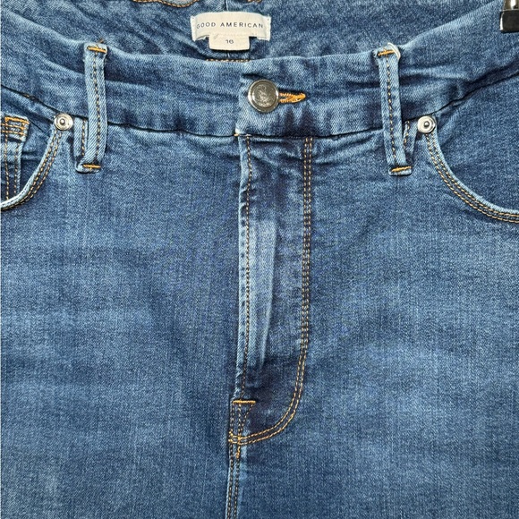 Good American Blue Distressed Jeans - Picture 3 of 12